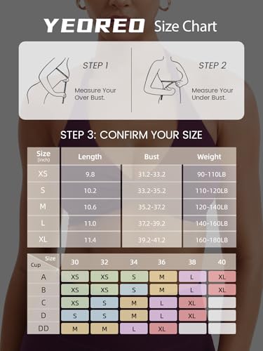 Image of YEOREO Halter Sports Bras for Women Low Impact Removable Padded Adjustable Deep V Bra Seamless Workout Gym Crop Tops