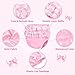 Littleforbig Washable Reusable Waterproof Ruffled Lace Bow Pretty in Pink Satin Over Adult Diaper Cover L