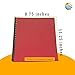 PPE Leatherette Paper Covers Rounded Corners Textured for Reports and Presentations - Rounded Corners - 8-3/4 x 11-1/4 Inches 12mil - 100 Pack by Printfinish (Wine Red)