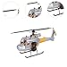Airplane Decor Helicopter Display Gift Miniature Toy Helicopter Model Craft Aircraft Decoration for Living Room Desktop Shelf, Yellow