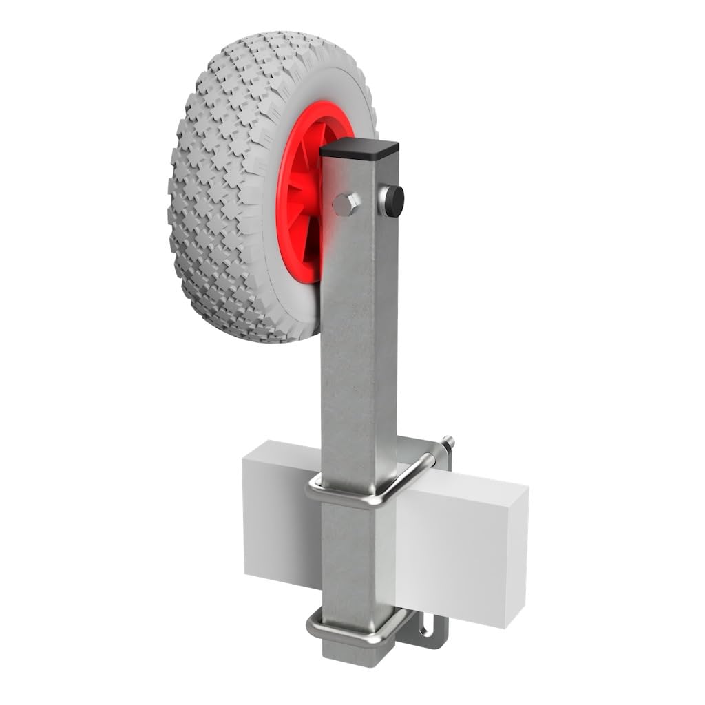 Rolki z podporą przyczepa do łodzi opony PU RKSID-200-PU, Ø 200 mm