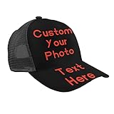Sombrero personalizado: haz clic en "Personalizar ahora" para personalizar este sombrero de camionero, luego sube tu imagen/texto favorito y agrégalo al carrito de la compra. ¡Adaptaremos cada foto para ti para garantizar los mejores resultados! y palabras.