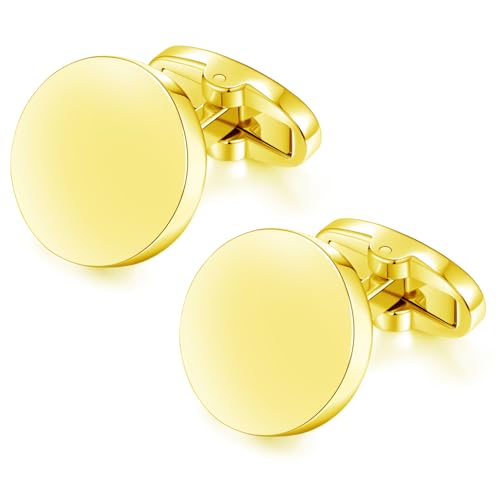 Mancuernillas redondas HONEY BEAR para hombre con caja miniatura 3
