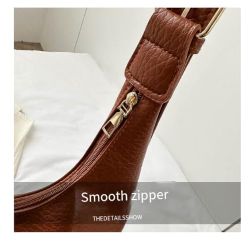 Vintage Shoulder Underarm Bag, Large Capacity Commuter Tote Bag（Black）4