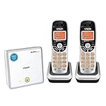 VTech Simple Cordless Bundle - NBN Ready Phone System - 2 handsets - Black