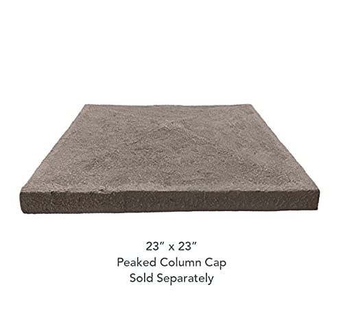 GenStone Faux Stacked Stone 90 Degree Outside Corner Panel 22.5\" x 12\" in Desert Sunrise Color for Do It Yourself Friendly Home Improvement Projects - Thumbnail 5