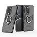 Kukoufey Compatible with Huawei Nova 13 Pro Case Cover,Magnetic Car Mount Bracket Shell Compatible with Huawei Nova 13 Pro MIS-AL00 Case Black