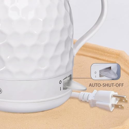 Hervidor eléctrico de cerámica 1 litro 1000W miniatura 6