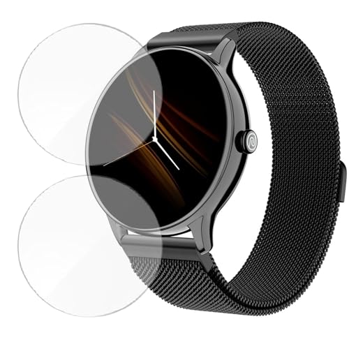 Image of 2 Pack| Smartwatch Screen Protector for Noise Twist Go |1.39 inch| | Flexible TPU Film, 9H Scratch Resistant, Bubble Free Installation - Not Tempered Glass