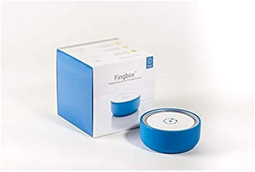 Fingbox - Blocking of End Devices, Internet Security Check, Alarm Messages, Remote Monitoring, Bandwidth Analysis, DigitalFence, Error Analysis for Wi-Fi and Internet