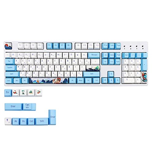 Keycap PBT pour clavier mécanique OEM 117 touches GK61