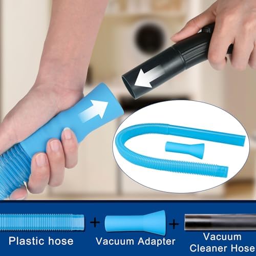 Dryer Vent Cleaner Kit Dryer Lint Vac Attachment with Dryer Vent Hose, Compatible with Most Vacuum Cleaner - Ultimate Dryer Lint Removal Tool & Vacuum Attachment for Home Dryer Vent Cleaning System - 2