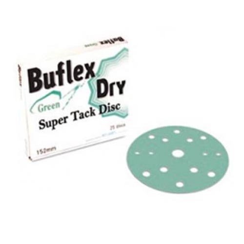 Kovax Buflex Trocken Schleifpapier Grün 2500 Körnung 152mm 15 Loch 25-Pack