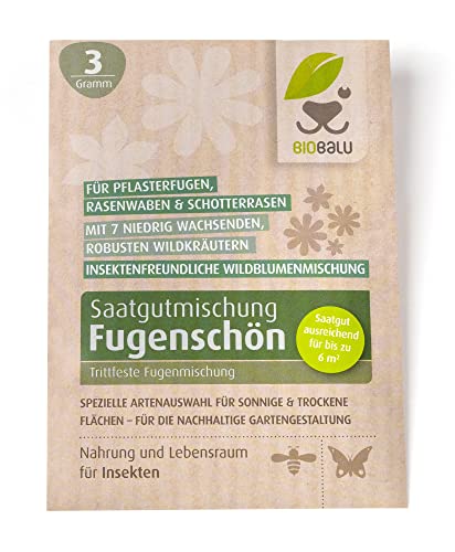 Biobalu Fugenschön - Trittfeste Fugenmischung für Pflasterfugen,...