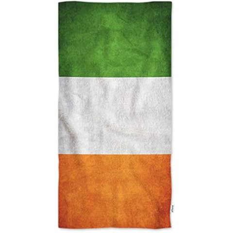 oFloral Handtücher, Irland-Flagge, weich, bequem, super saugfähig Cover