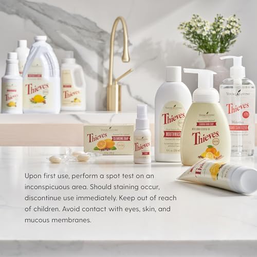 Young Living Thieves Fresh Essence Mouthwash - 8oz Alcohol-Free Dental Care for Fresh Breath and Oral Health - Teeth and Gum Cleaner - Whole-Mouth Clean - Thumbnail 7