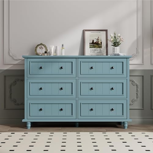 Scurrty6drawerdresserantiquechestofdrawerslargecabinetwithstoragebigdresserforclothesinlivingroombedroomblue Urban Country Home Decor Scurrty 6 drawer dresser antique chest of drawers large cabinet with storage big dresser for clothes in living room bedroom blue urban country home decor