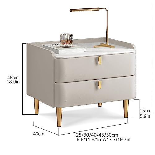 Table d'appoint de chevet de rangement bois massif 2 tiroirs - 3