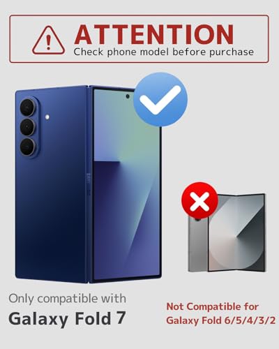Protection intégrale Z Fold7 résolvant le problème des rayures d'écran