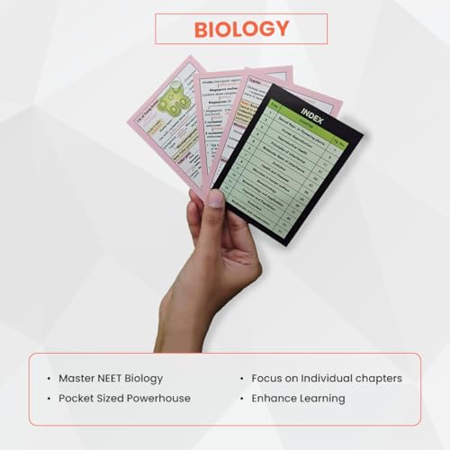 Image of Vedantu Quick Revision Cards for NEET Physics, Chemistry and Biology 2025 | NEET Flash Cards for Quick Revision | Revision Booklet for NEET 2025 | NEET QR Cards