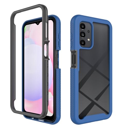 Coque Samsung Galaxy A13 antichoc armure transparente bleu foncé S21 Ultra