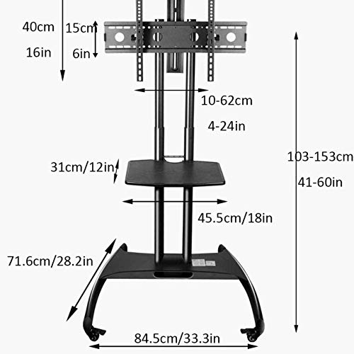 Soporte de TV de mesa ajustable universal GenSDH miniatura 4