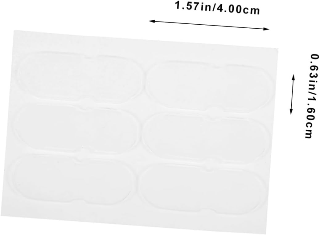 60pcs Transparent Ear Patches for Protruding Ears Invisible Fixing Stickers Accessories for Women for Social Events and Everyday Use