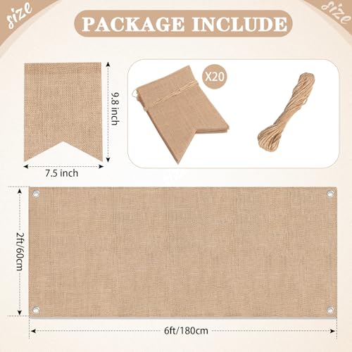 HunnmingRe O kit de 2 peças de banner de serapilheira grande DIY inclui faixa de serapilheira grande