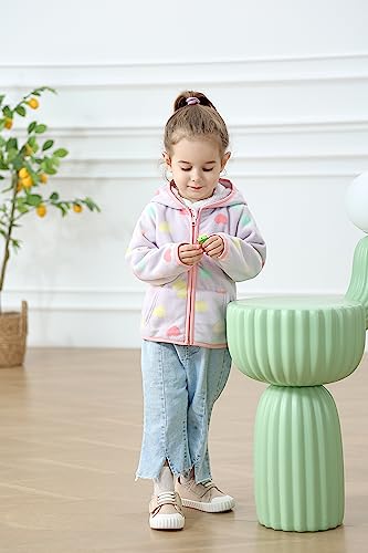 image for Feidoog Toddler Polar Fleece Jacket Hooded Baby Boys Girls Autumn Wint
