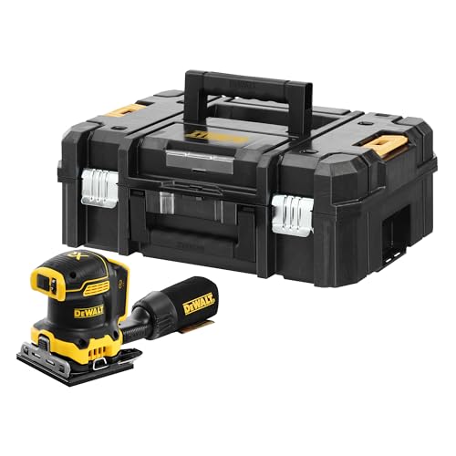 DEWALT Lijadora de 1/4 de hoja XR Motor Brushless 18V en Maletin TSTAK, DCW200NT-X
