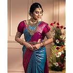 Yashika-Womens-Fancy-Banarasi-Kanjivaram-Art-Silk-Saree-with-Blouse-PiecesBlue-Coloured-Kanjivaram-Saree-AZ-YS-OG-VINALI-BLUE