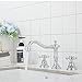 GGStudy Two Handles 3 Holes 8-16 inch Widespread Bathroom Sink Faucet Chrome Basin Mixer Tap