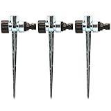 VICASKY Gartensprenger Rasenbewässerung Rasensprenger Schmale Flächen Hängende Bewässerung Sprinklerkopf 3 stücke Rasensprinkler Erdspieß Sprinkler Spike Gartensprinkler Stabiler Einsatz Effektive