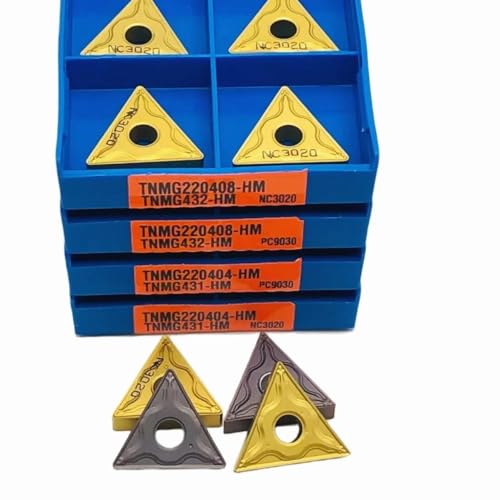 10 pcs Insertos de Carburo para CNC TNMG220404-HM PC9030 miniatura 2