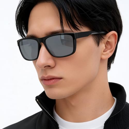 Image of Vincent Chase By Lenskart | Full Rim Square | Classics | Polarized and 100% UV Protected | Men & Women |