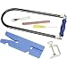 Produktbild kwb Laubsäge Set 7-teilig, Laubsägengarnitur, flexibles Sägeblatt, robustes Stahlrohr, lackierter Holzgriff, breite Anwendung, umfangreiches Set, 320 mm Laubsägebogen, ideales Set für Laubsägearbeiten