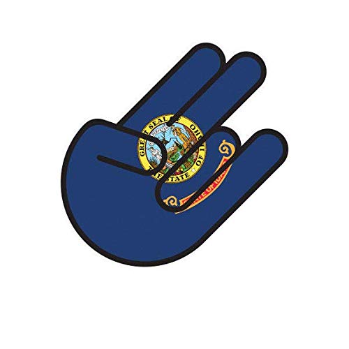 ION Graphics Idaho Shocker Sticker Decal Vinyl Idahoan ID 5  Bumper Locker Laptop Window - Sticks to Any Surface