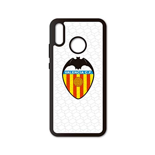 PHONECASES3D Funda móvil Huawei P20 Lite Valencia CF Escudo 3D - Blanco
