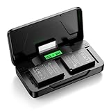 FirstPower NP-W126S Batteries with 20W Fast Charger for Fujifilm X100VI, X100V, X100F, X-T30III, X-T30II, X-T30, X-S10, X-M5, X Half, X-T100, X-T200, X-T3, X-T10, X-T20, X-E4, X-E5, X-A5, X-A7