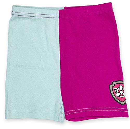 Paw Patrol Girl's Pajama Set, Short Sleeve Shirt with Cape,Short Bottoms,2 Piece PJ Set,100% Cotton,Toddler Size 2T to 5T3