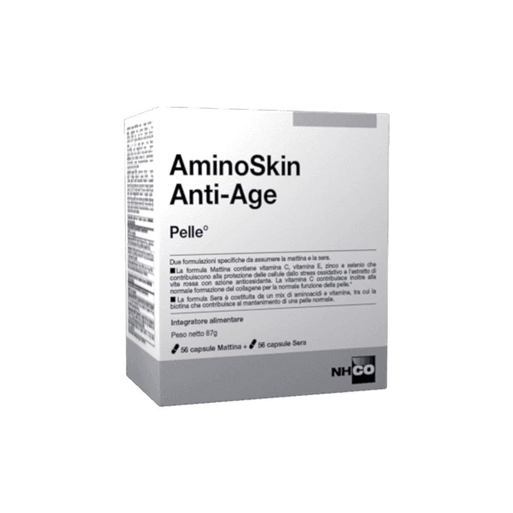NHCO AminoSkin Anti-Age Integratore per la Pelle, 112 Capsule