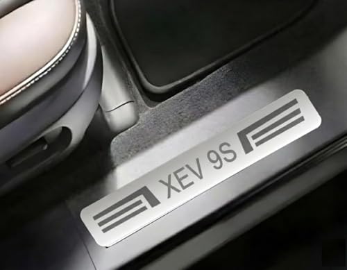 Image of Door Sill /Foot Step Stainless Steel Plates with Mahindra XEV 9S (Set of 4 Pcs)