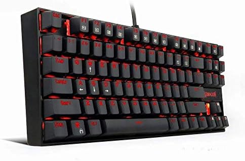 Redragon Teclado Mecânico Gamer Kumara ABNT2 LED Vermelho Single ...