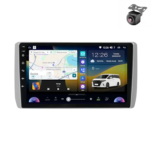 Android 14 Car Radio para Toyota ist Urban Cruiser 2007-2016 2 DIN de Coche NAVEGACIÓN con Pantalla Táctil 9 Pulgadas Reproductor Multimedia Autoradio SWC Carplay Android Auto (M500S 8core 4+64G)