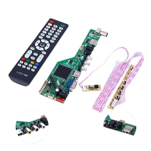 1 Ensemble De Carte Mère TV RR52C.03A, Prend En Charge DVB-T DVB-T2 Avec Télécommande À Clé Gratuite