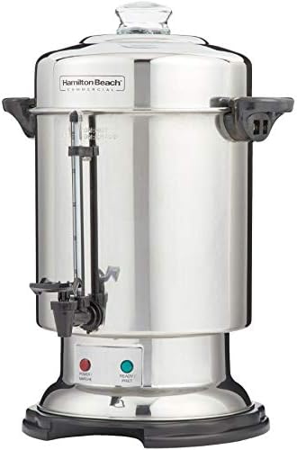 60 Cup Black/Stainless Steel Coffee Urn 