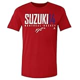 500 LEVEL Nick Suzuki Shirt (Cotton, Large, Red) - Nick Suzuki Montreal Elite WHT