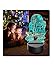 Produktbild Oksea 3D Nachtlicht LED Star Wars Nachtlicht Illusion Lampe Todesstern Millennium Sieben Farben Muster und Farbwechsel Dekor Lampe Kinder und Star Wars Fans (Clear)