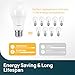 Linkind A19 LED Light Bulb, 75W Equivalent, 11.5W 2700K Soft White, 1100 Lumens Non-Dimmable LED Bulb, E26 Standard Base, Energy Efficient UL Listed, 6 Pack Led Lights for Bedroom Home Office