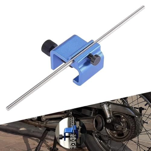 Outil d'alignement de chaîne de moto avec fixation rapide - 5